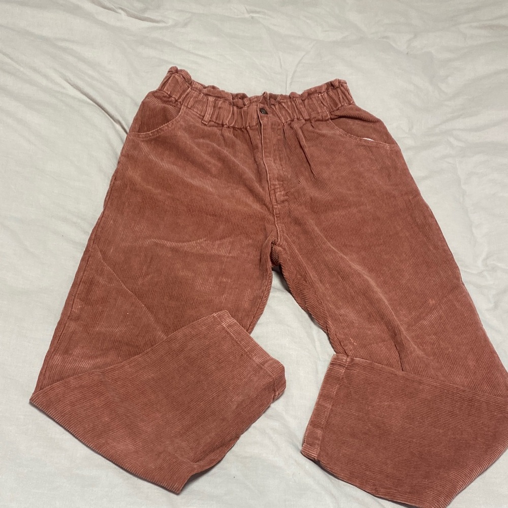 Rust Corduroy Pants